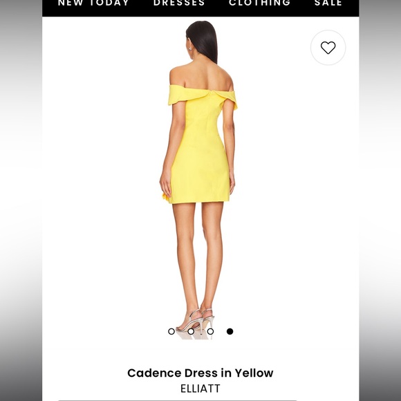 Revolve ELLIATT Cadence off the shoulder dress - Picture 2 of 4